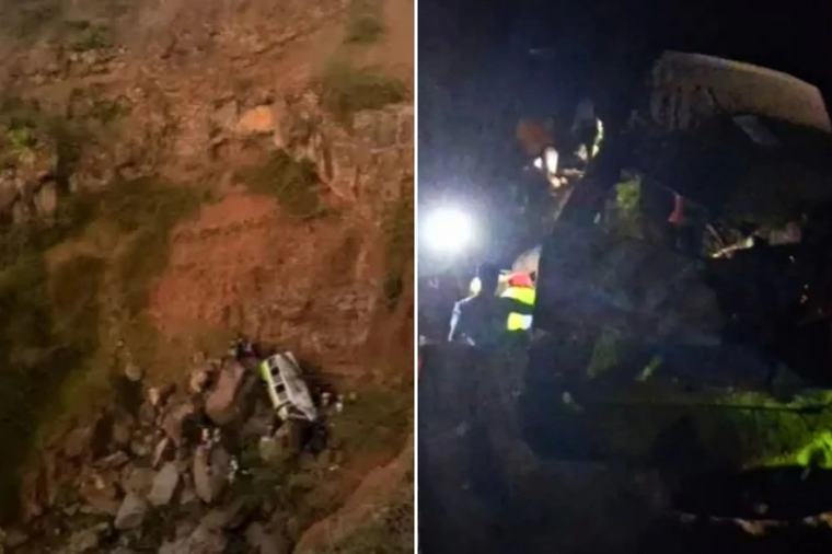 Ônibus com estudantes cai em desfiladeiro em Cabo Verde e deixa 22 mortos