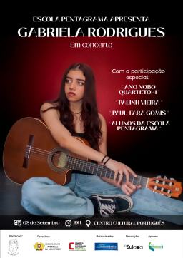 Gabriela Rodrigues apresenta concerto com músicos convidados a 2 de Setembro no Centro Cultural Português